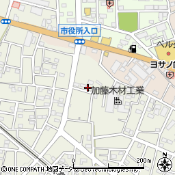 埼玉県飯能市笠縫424周辺の地図