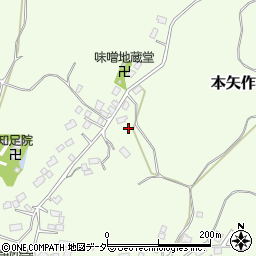 千葉県香取市本矢作582周辺の地図