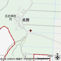 千葉県成田市佐野306周辺の地図