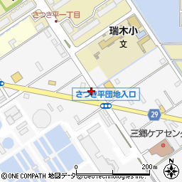 埼玉県三郷市駒形127周辺の地図