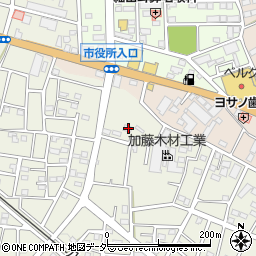 埼玉県飯能市笠縫424-1周辺の地図