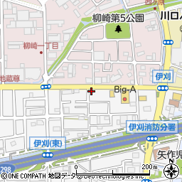 埼玉県川口市伊刈125周辺の地図