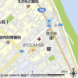 千葉県我孫子市都7周辺の地図