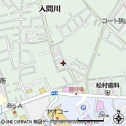 埼玉県狭山市入間川1444-23周辺の地図