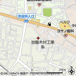 埼玉県飯能市笠縫422-1周辺の地図