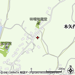千葉県香取市本矢作552周辺の地図