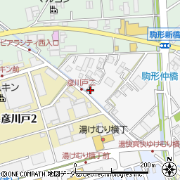 埼玉県三郷市駒形397周辺の地図