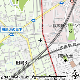 埼玉県さいたま市桜区田島3丁目2周辺の地図
