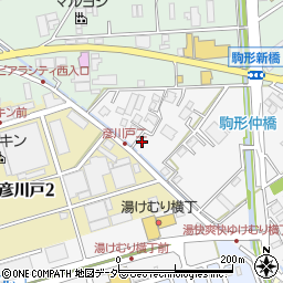 埼玉県三郷市駒形393周辺の地図