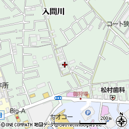 埼玉県狭山市入間川1444-27周辺の地図