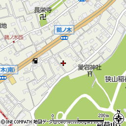 埼玉県狭山市鵜ノ木19-17周辺の地図