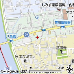 埼玉県三郷市上彦名109周辺の地図