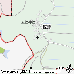 千葉県成田市佐野253周辺の地図