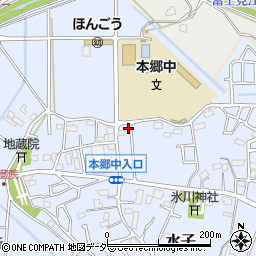 埼玉県富士見市水子603周辺の地図
