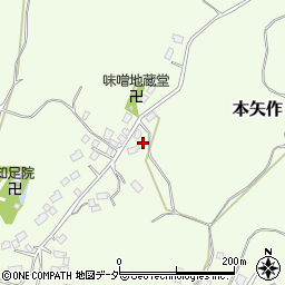千葉県香取市本矢作582-2周辺の地図