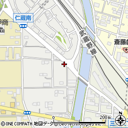 埼玉県三郷市仁蔵274周辺の地図