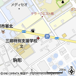 埼玉県三郷市駒形65周辺の地図