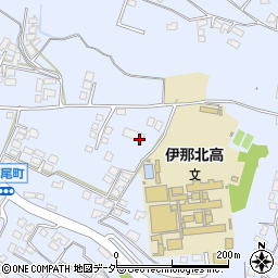 長野県伊那市山寺周辺の地図