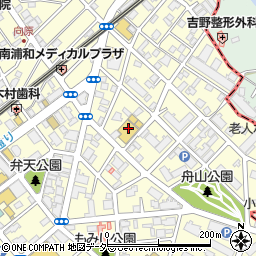 コモディイイダ南浦和東口店周辺の地図
