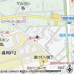 埼玉県三郷市駒形661周辺の地図