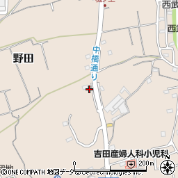 埼玉県入間市野田1301周辺の地図
