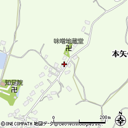 千葉県香取市本矢作585周辺の地図