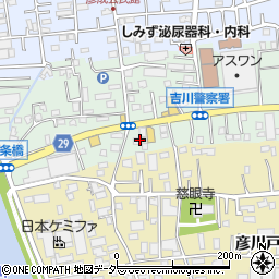 埼玉県三郷市上彦名117周辺の地図