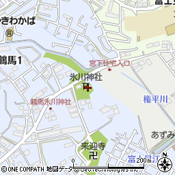 氷川神社周辺の地図