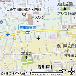 埼玉県三郷市上彦名183周辺の地図
