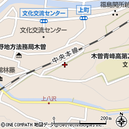 長野県木曽町（木曽郡）福島（山平）周辺の地図