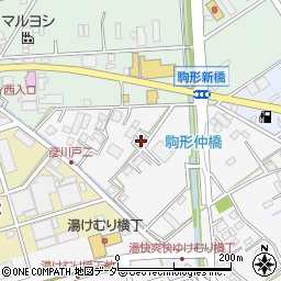 埼玉県三郷市駒形653周辺の地図