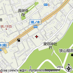 埼玉県狭山市鵜ノ木19周辺の地図