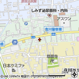 ワークマン三郷上彦名店周辺の地図