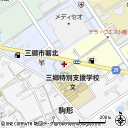 有限会社二戸自動車工業三郷工場周辺の地図
