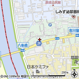 埼玉県三郷市上彦名49周辺の地図