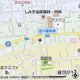 埼玉県三郷市上彦名134周辺の地図