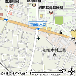 埼玉県飯能市笠縫430-1周辺の地図