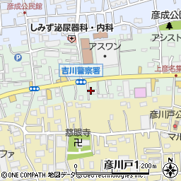 埼玉県三郷市上彦名157周辺の地図