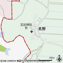 千葉県成田市佐野255周辺の地図