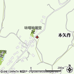 千葉県香取市本矢作392周辺の地図