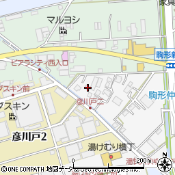 埼玉県三郷市駒形403周辺の地図