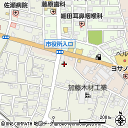 埼玉県飯能市笠縫429-1周辺の地図