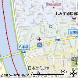 埼玉県三郷市上彦名44周辺の地図