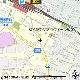 チケパ飯能駅前第５駐車場周辺の地図