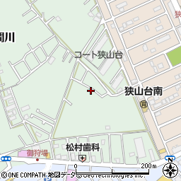 埼玉県狭山市入間川1418-36周辺の地図