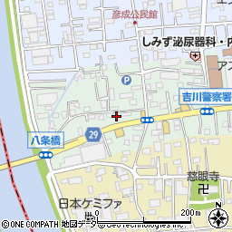 埼玉県三郷市上彦名104周辺の地図