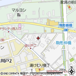 埼玉県三郷市駒形399周辺の地図