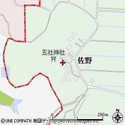 千葉県成田市佐野256周辺の地図
