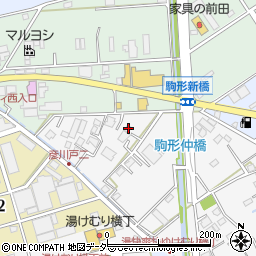 埼玉県三郷市駒形32周辺の地図