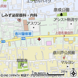 埼玉県三郷市上彦名207周辺の地図